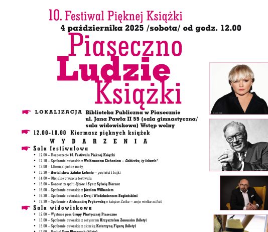 plakat Festiwalu Pięknej Książki 2025