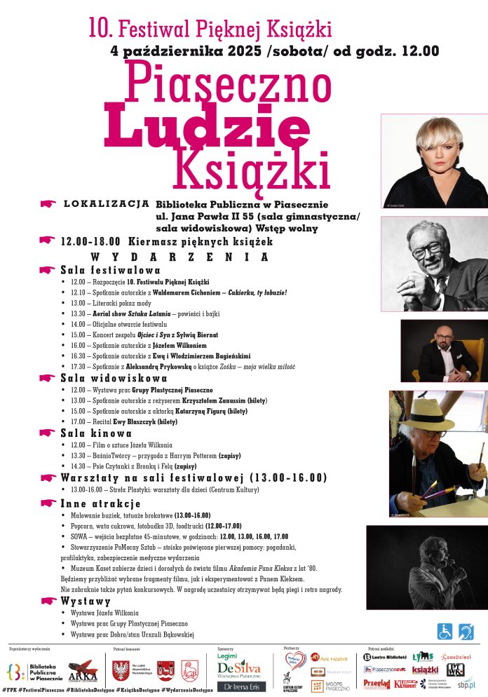 plakat Festiwalu Pięknej Książki 2025