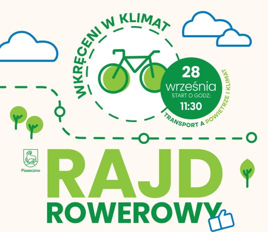 Rodzinny rajd rowerowy w Piasecznie