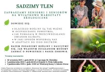 Sadzimy Tlen warsztaty ekologiczne dla seniorek i seniorów z terenu gminy Piaseczno