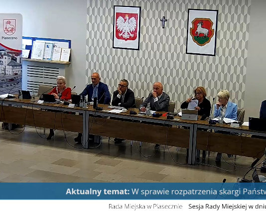 XXIV sesja Rady Miejskiej w Piasecznie