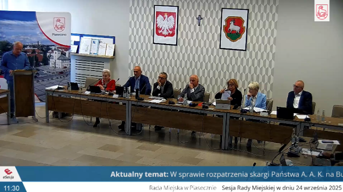 XXIV sesja Rady Miejskiej w Piasecznie