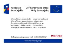 plakat dofinansowanie z funduszy europejskich
