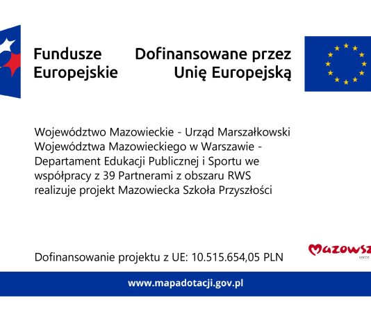 plakat dofinansowanie z funduszy europejskich