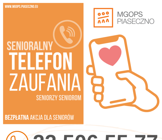 plakat senioralny telefon zaufania