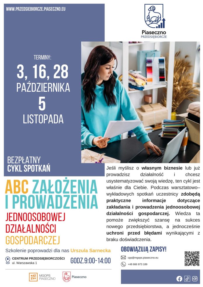 ABC założenia i prowadzenia jednoosobowej działalności gospodarczej