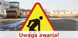 grafika ze znakiem robót drogowych