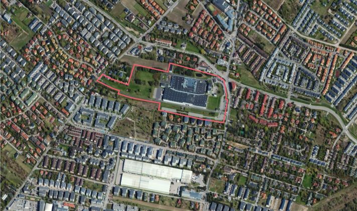 działka z lotu ptaka