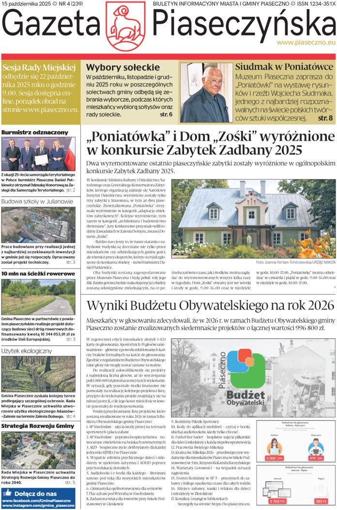 Gazeta Piaseczyńska nr 4/2025
