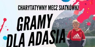 Gramy dla Adasia charytatywny mecz siatkówki w Piasecznie