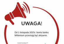 Komunikat PWiK Piaseczno o zmianie konta bankowego