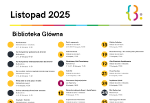 Listopad 2025 w Bibliotece Publicznej w Piasecznie Listopad 2025 w Bibliotece Publicznej w Piasecznie