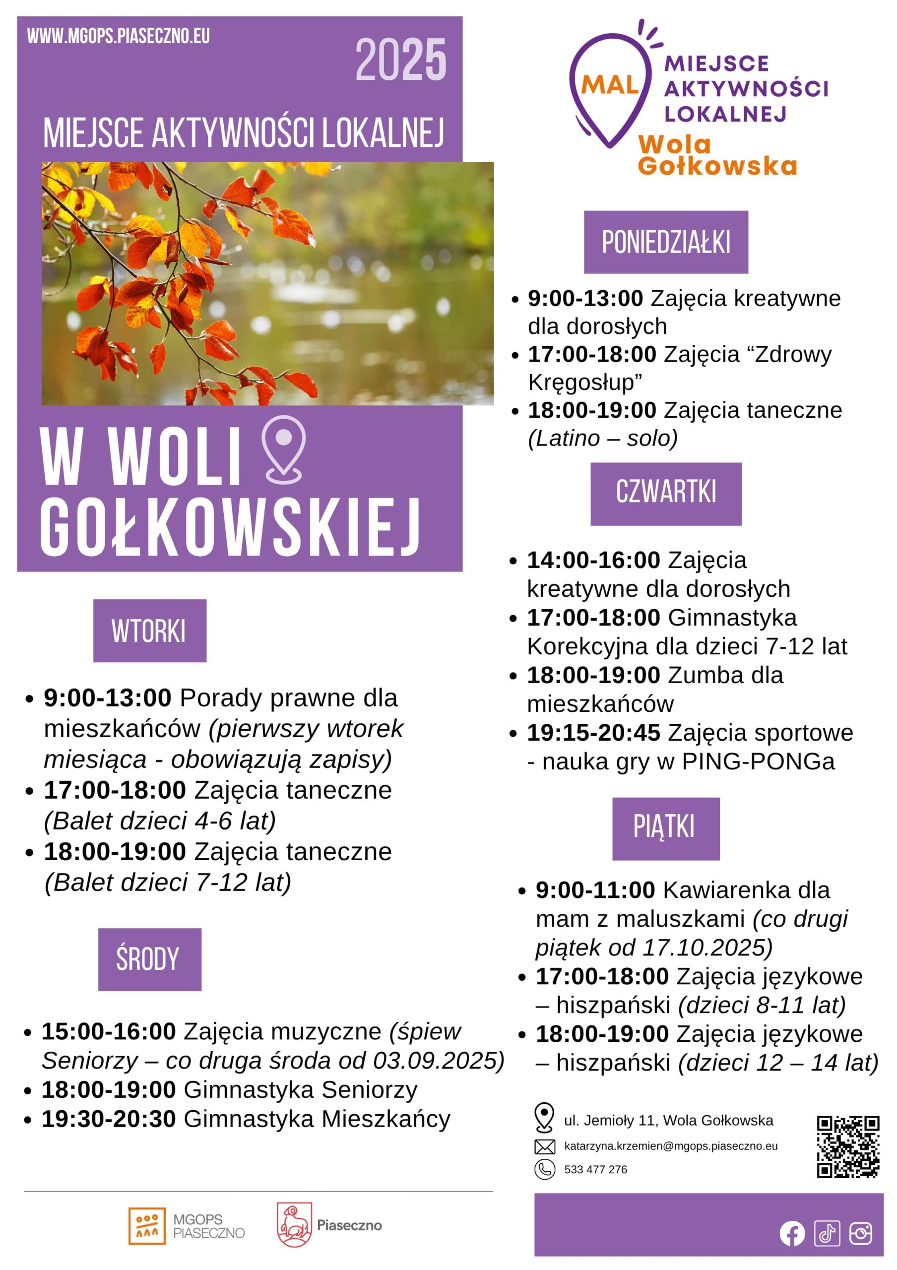 Miejsce Aktywności Lokalnej w Woli Gołkowskiej