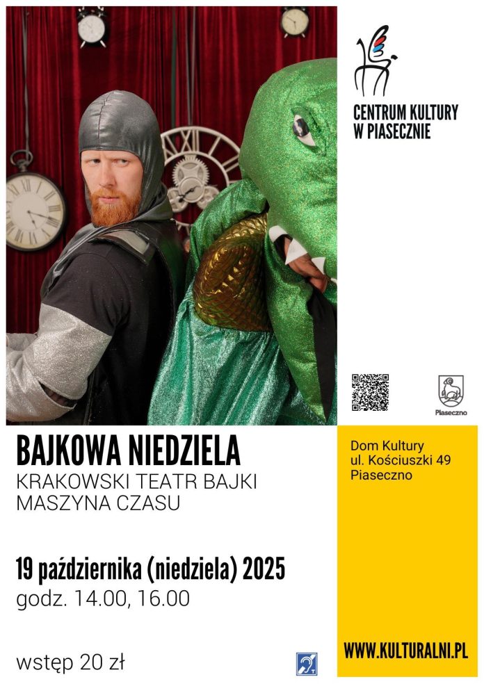 Maszyna Czasu Krakowski Teatr Bajki Bajkowa Niedziela Piaseczno