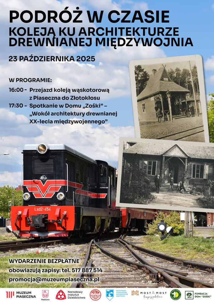 Podróż w czasie: koleją ku architekturze drewnianej międzywojnia