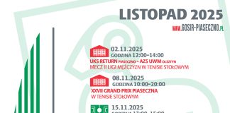 Sportowy listopad 2025 w GOSiR Piaseczno