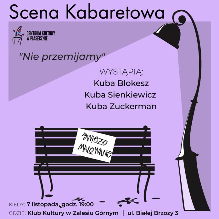 Świeżo malowane Scena Kabaretowa w Zalesiu Górnym
