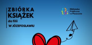 Zbiórka książek gier audiobooków i filmów do Filii Biblioteki w Józefosławiu