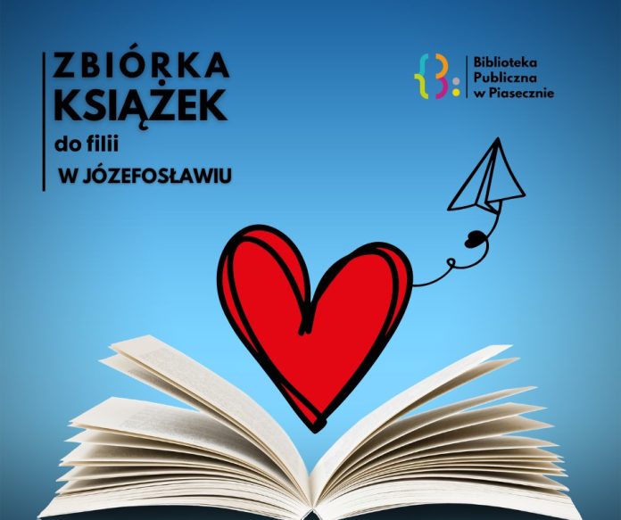 Zbiórka książek gier audiobooków i filmów do Filii Biblioteki w Józefosławiu