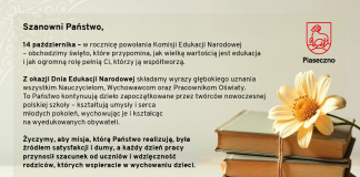 Życzenia z okazji Dnia Edukacji Narodowej 2025