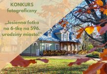 banerek przedstawiający Poniatówkę w jesiennej scenerii