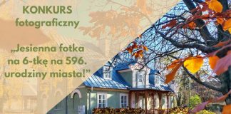 banerek przedstawiający Poniatówkę w jesiennej scenerii