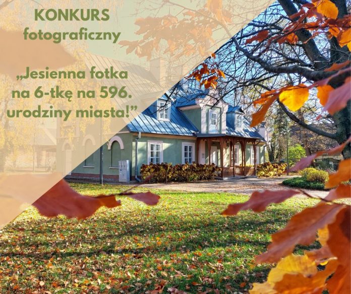 banerek przedstawiający Poniatówkę w jesiennej scenerii