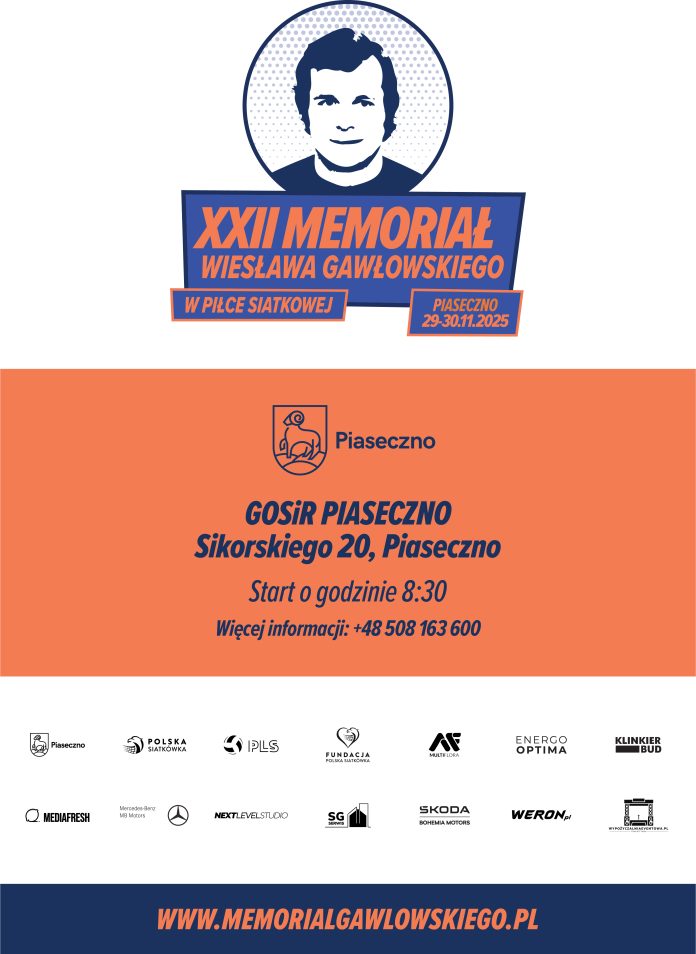 XXII Memoriał Wiesława Gawłowskiegow Piłce Siatkowej XXII Memoriał Wiesława Gawłowskiegow Piłce Siatkowej