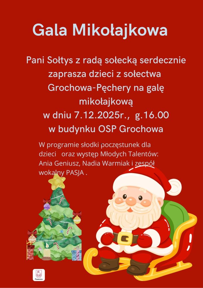 Gala Mikołajkowa w OSP Grochowa