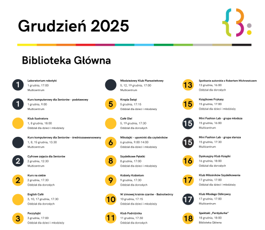 Grudzień 2025 w Bibliotece Publicznej w Piasecznie