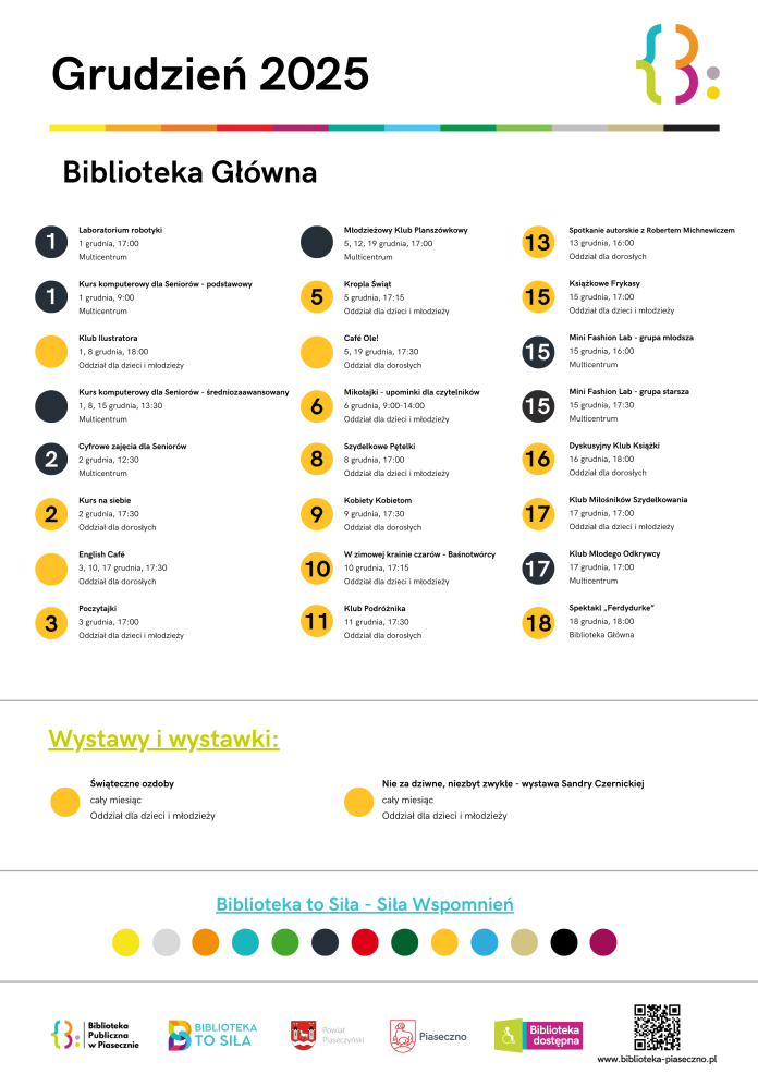 Grudzień 2025 w Bibliotece Publicznej w Piasecznie