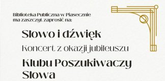 Koncert Słowo i dźwięk jubileusz 20-lecia Klubu Poszukiwaczy Słowa