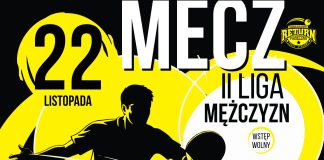 plakat z rysunkiem tenisisty stolowego