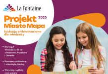 plakat projektu, na grafice dwie dziewczynki i mapa