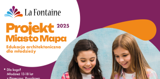 plakat projektu, na grafice dwie dziewczynki i mapa