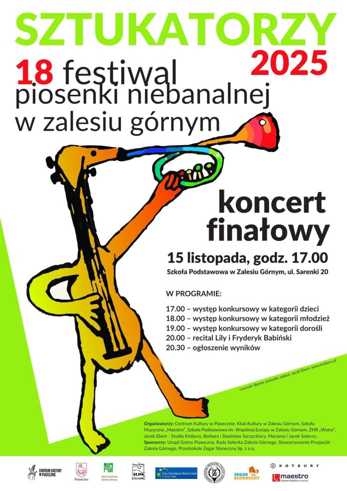 Sztukatorzy Festiwal Piosenki Niebanalnej w Zalesiu Górnym Sztukatorzy Festiwal Piosenki Niebanalnej w Zalesiu Górnym