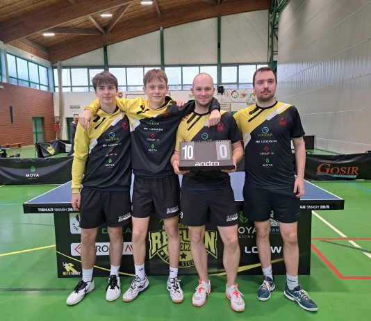 Zwodnicy UKS Return Piaseczno - od lewej Kacper Weikum, Feliks Gulan, Michał Galas, Jakub Kuźmicz