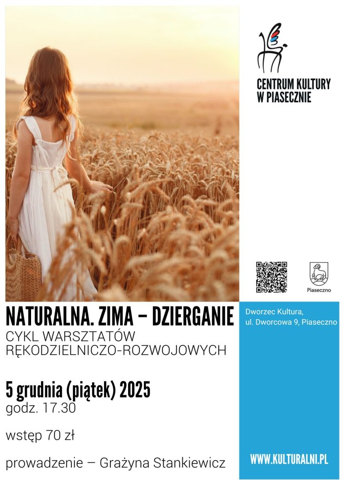 WARSZTATY NATURALNA ZIMA DZIERGANIE