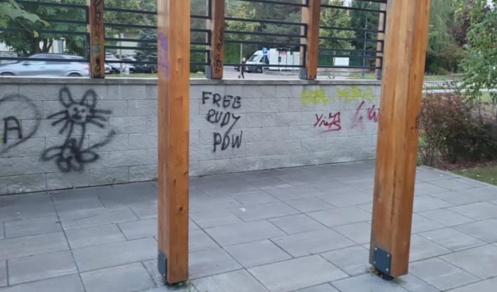 graffitti na murze