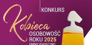 plakat konkursu Kobieca Osobowość Roku Gminy Piaseczno 2025
