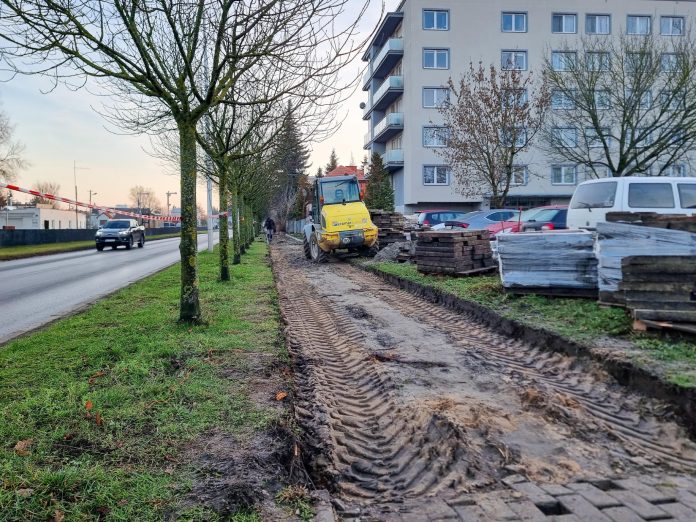 chodnik Wojska Polskiego (1) budowa chodnika