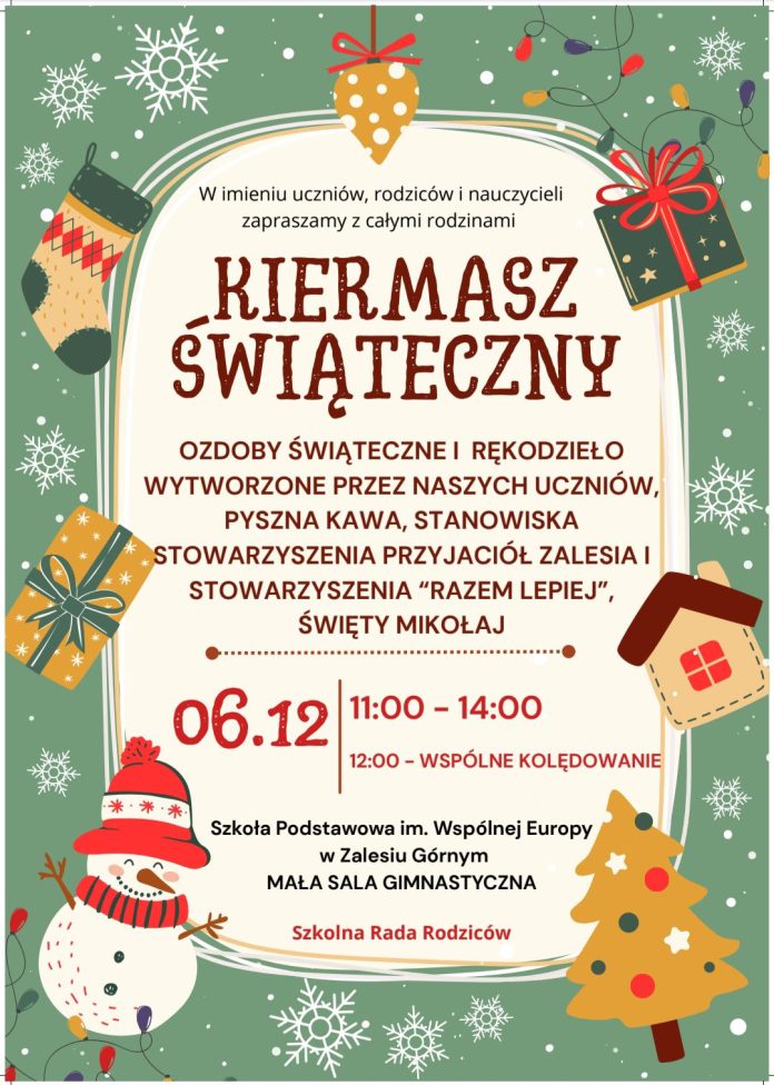 Kiermasz świąteczny w Zalesiu Górnym