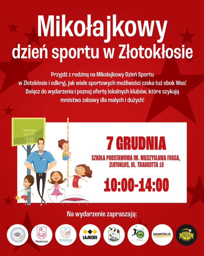 Mikołajkowy Dzień Sportu w Złotokłosie