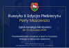 baner reklamujący X edycję plebiscytu Perły Mazowsza