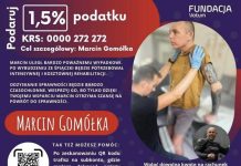 1,5% dla Marcina Gomółki 1,5% dla Marcina Gomółki