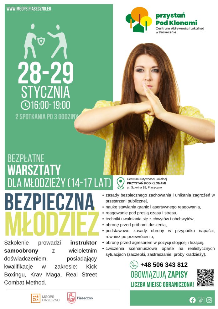 Bezpieczna Młodzież w Piasecznie: praktyczne warsztaty dla nastolatków