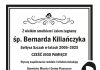 Kondolencje Bernard Kiliańczyk Sołtys Szczak