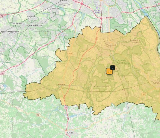 Ryzyko wystąpienia przekroczenia poziomu dla pyłu zawieszonego PM10 w powietrzu