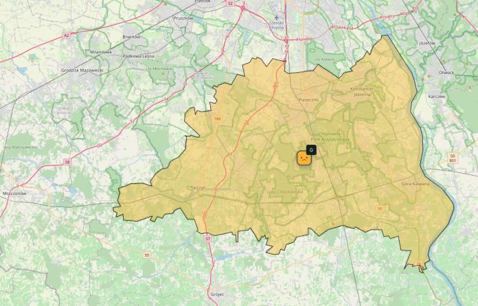 Ryzyko wystąpienia przekroczenia poziomu dla pyłu zawieszonego PM10 w powietrzu Ryzyko wystąpienia przekroczenia poziomu dla pyłu zawieszonego PM10 w powietrzu