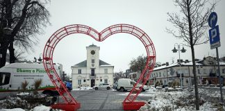 Serce w Piasecznie do zdjęć podczas WOŚP oraz Walentynek 2026 roku